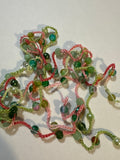 Body Beads Green Lines