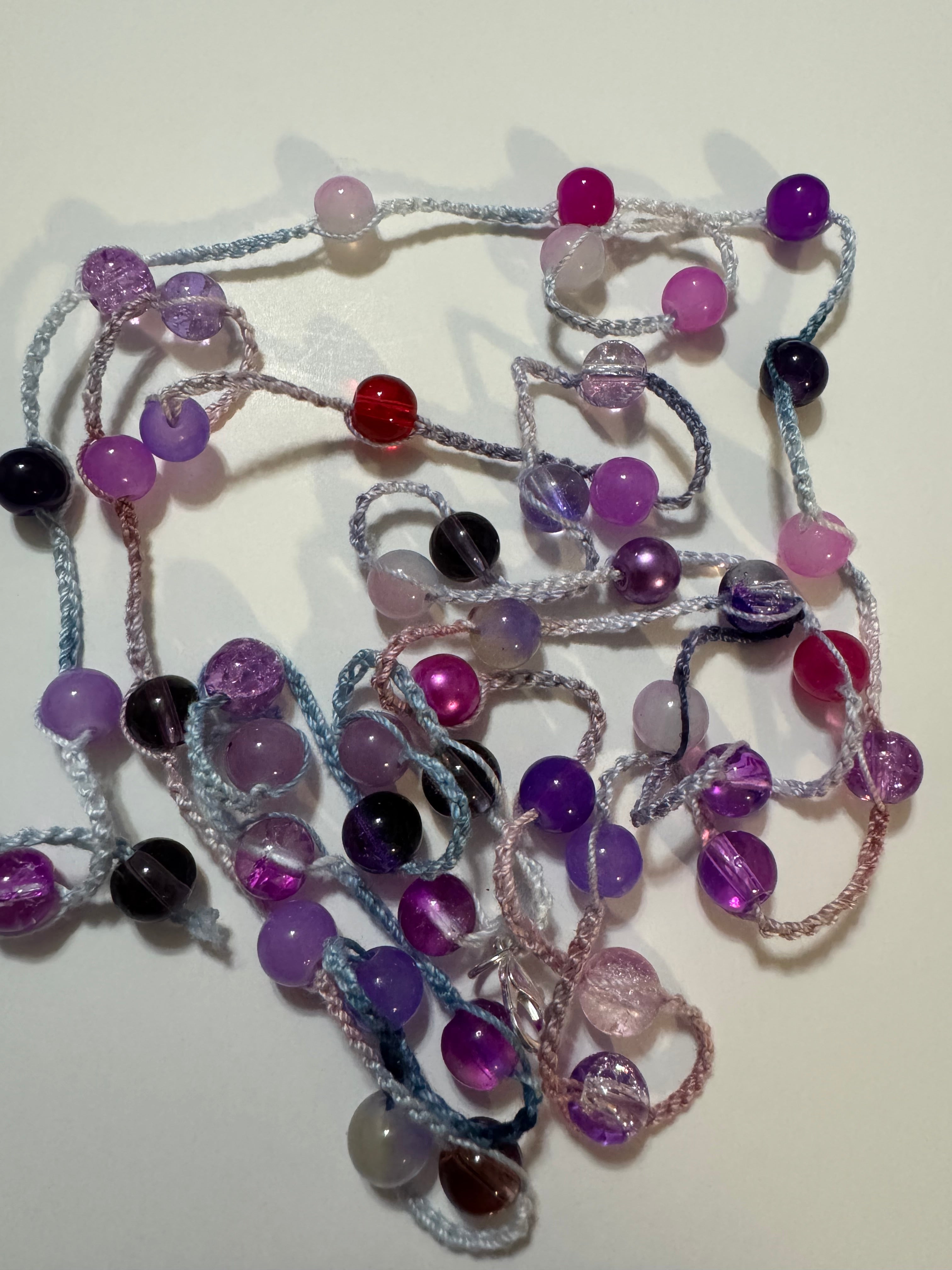 Body Beads Mixed Lavender