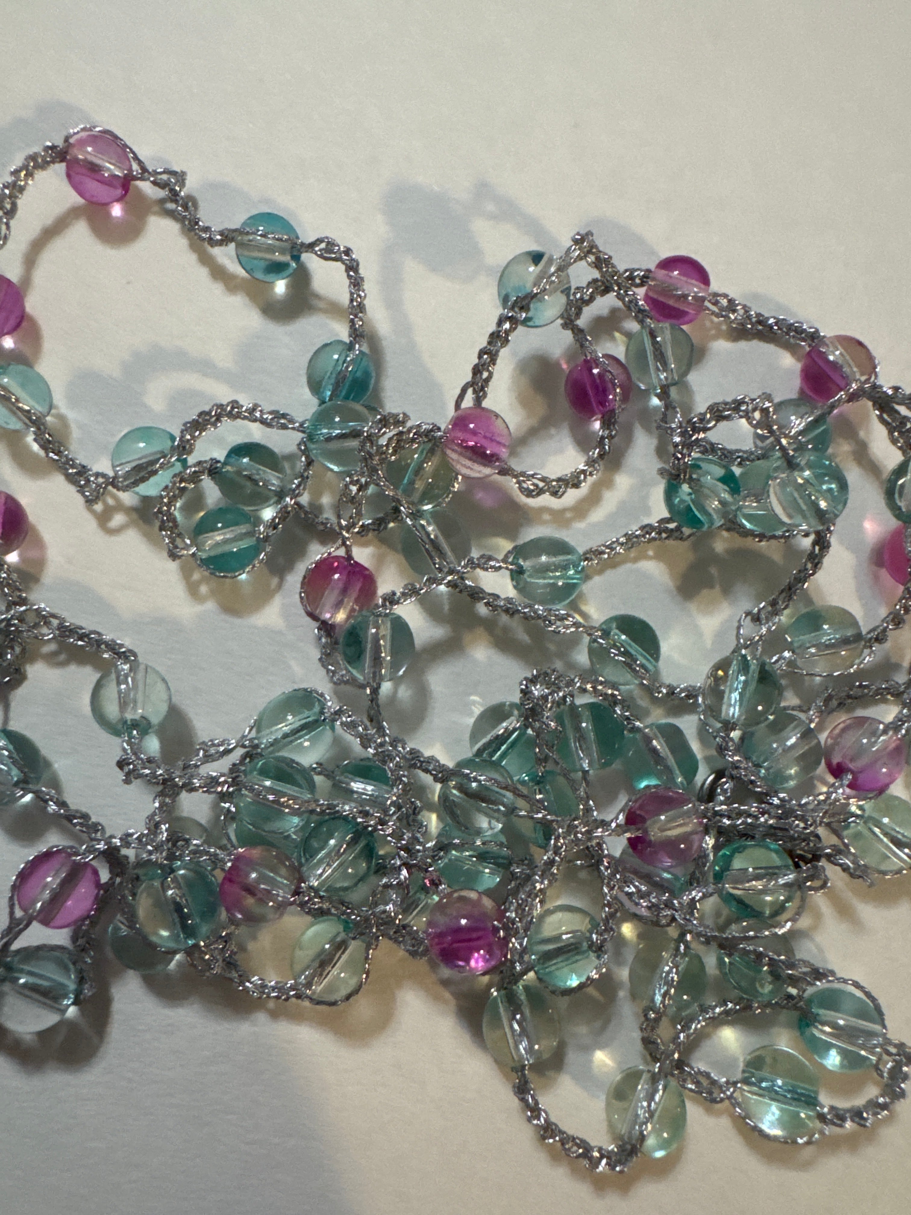 Body Beads Green Lines